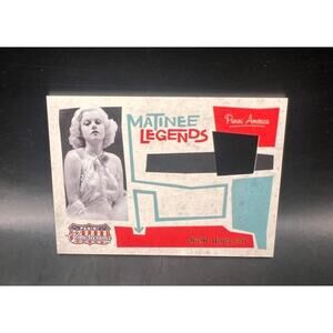 2011 Panini Americana Jean Harlow Relic Swatch 359/499 Matinee Legends Hollywood